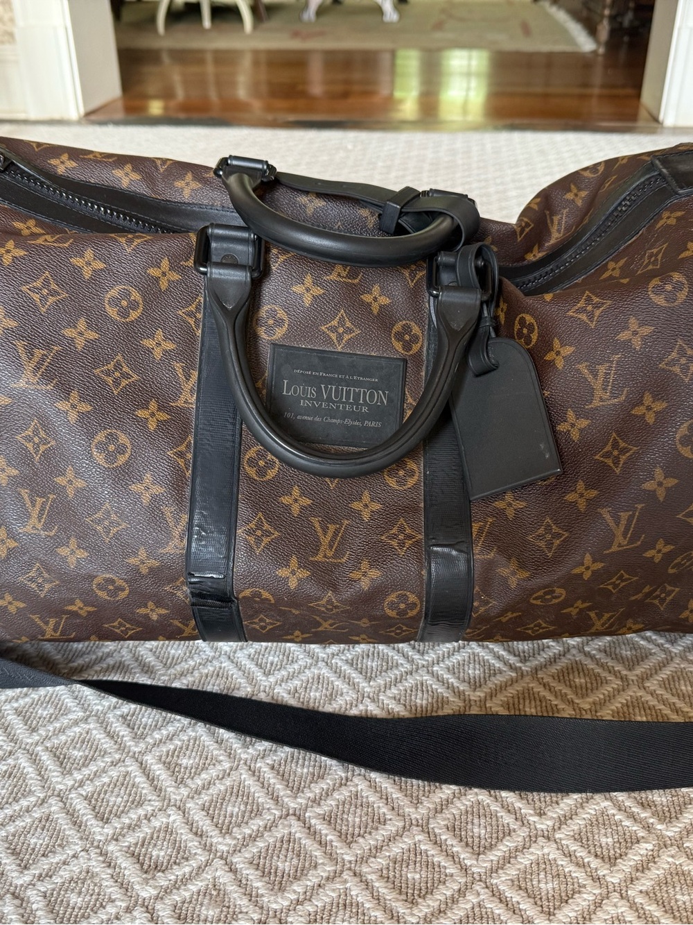 Louis Vuitton monogram duffle bag